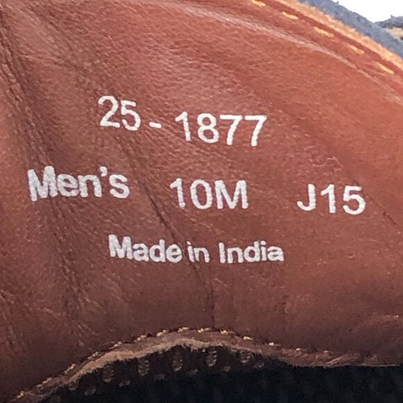 Johnston & Murphy Men's Size 10M Copeland Chukka Navy Blue Suede Ankle Boots - Picture 16 of 16